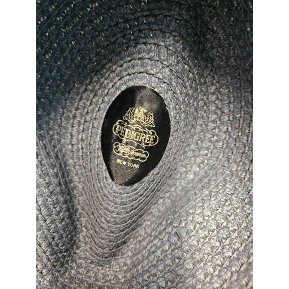 Pedigree Gray Woven Straw Hat Mens Size Medium - Picture 8 of 8